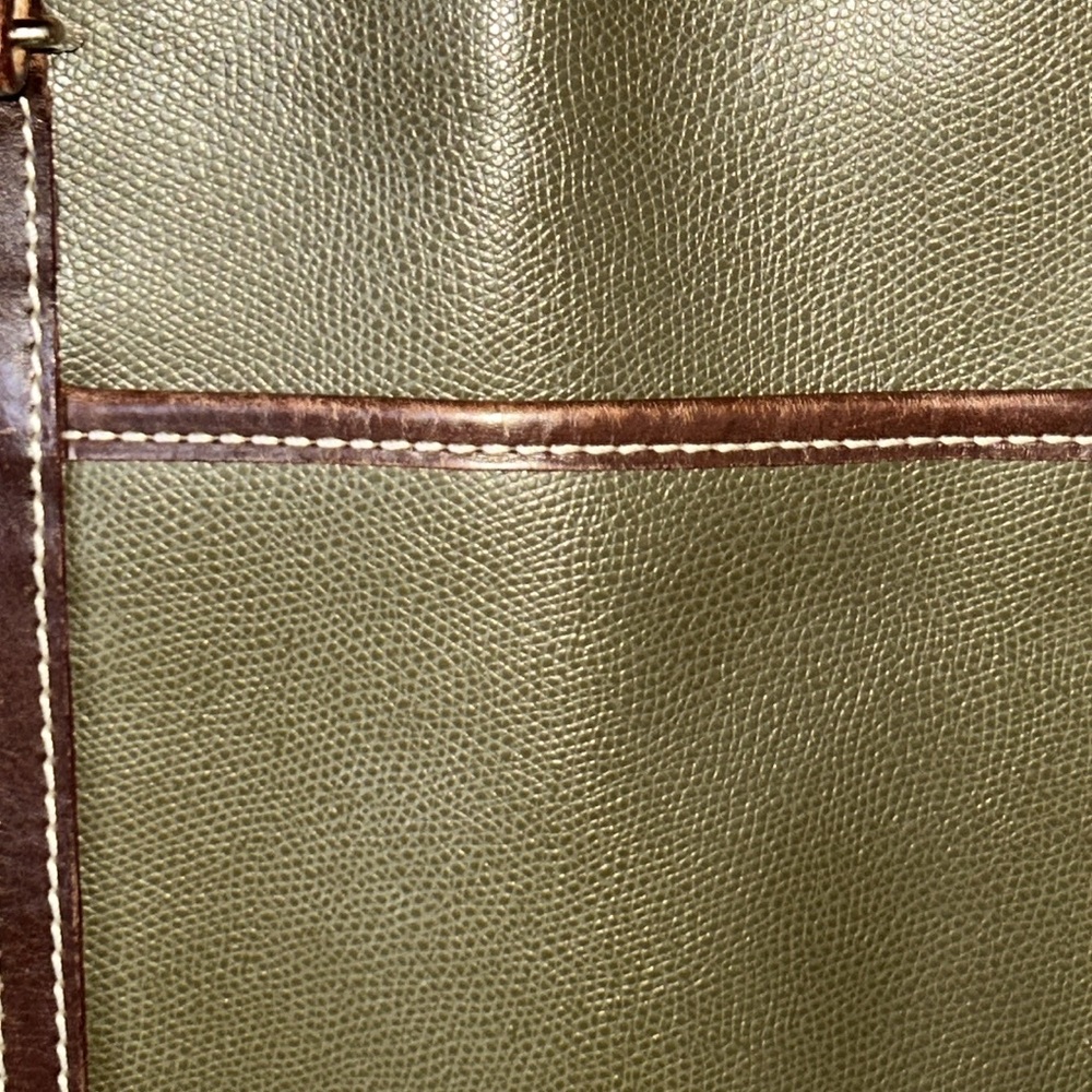 Dooney & Bourke Claremont Cynthia Tote,Olive/Chocolate MSRP $298 Large Handbag - Picture 6 of 11